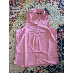 Peach Sleeveless Trailblazer Wild Rose Top (XL)